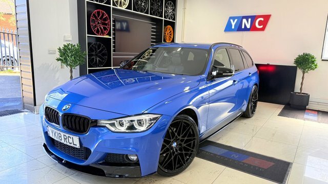 BMW 3 Series 2.0 320D M Sport YK18RCL Blue