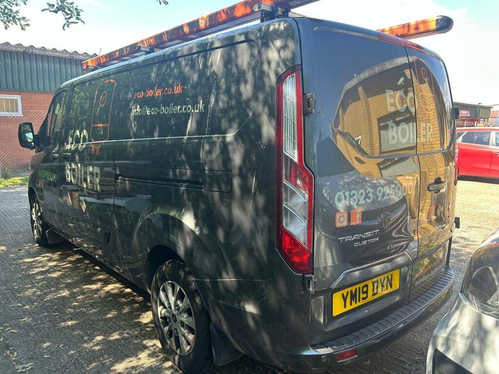 Ford Transit Custom 300 2.0 300 Ecoblue Limited Panel Van M YM19DYN Grey #4