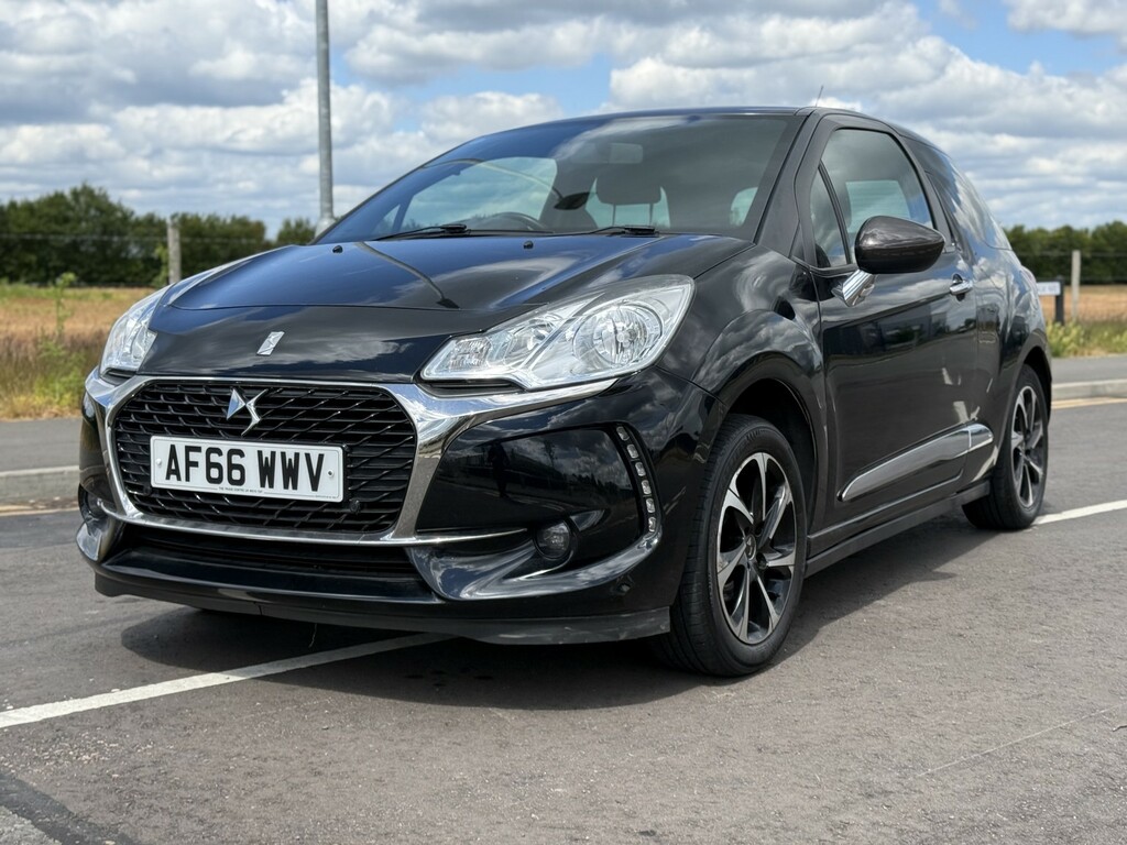 DS DS 3 Hatchback 1.2 Puretech Elegance Euro 6 Ss AF66WWV Black #2