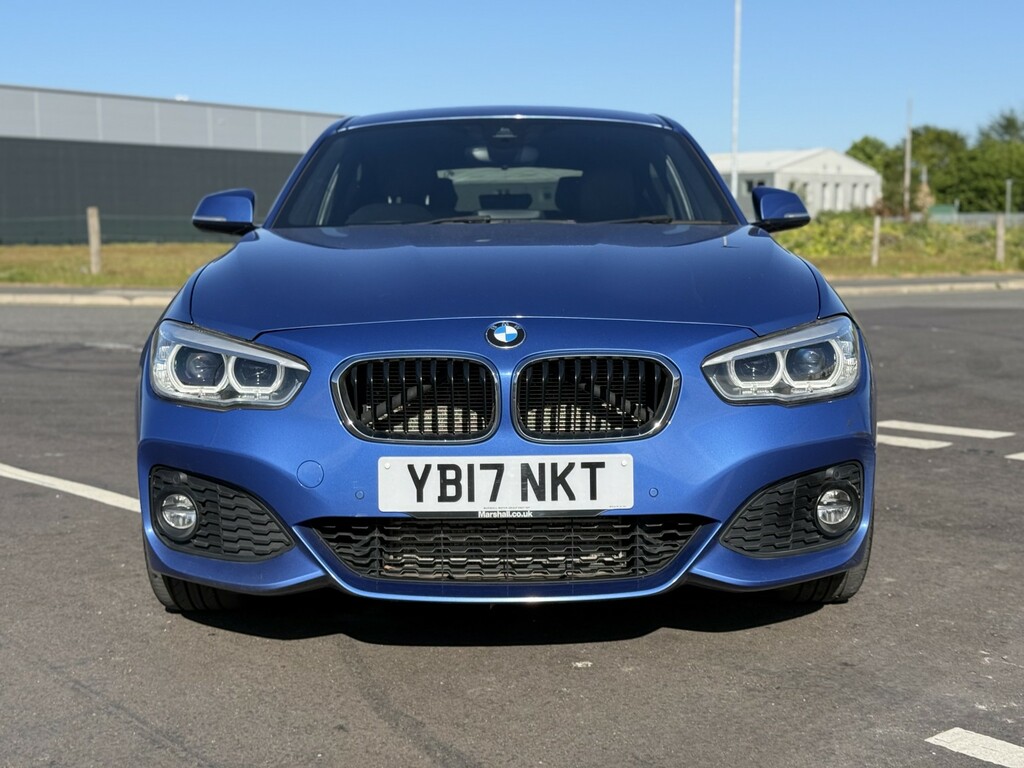 BMW 1 Series Hatchback 2.0 118D M Sport 5-Door 2017 YB17NKT Blue #2