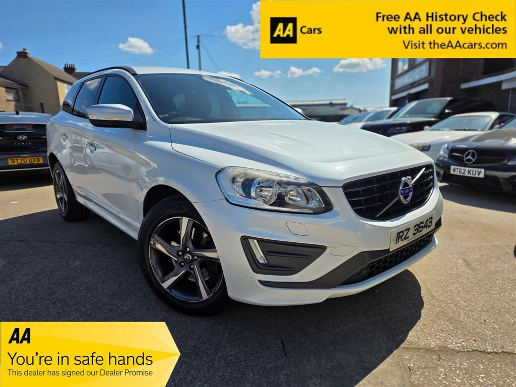 Volvo XC60 2.0 D4 R-design Euro 6 Ss White