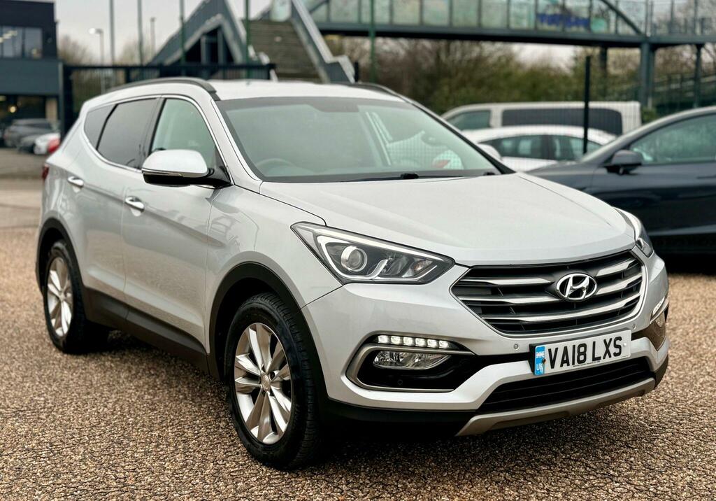 Hyundai Santa Fe 2.2 Crdi Blue Drive Premium 4Wd Euro 6 Ss VA18LXS Silver #2