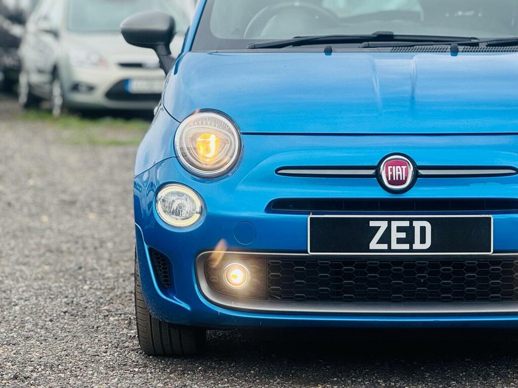 Fiat 500 Hatchback 1.2 S Euro 6 Ss 201666 EJ66BZX Blue #6