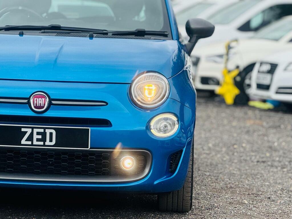 Fiat 500 Hatchback 1.2 S Euro 6 Ss 201666 EJ66BZX Blue #5