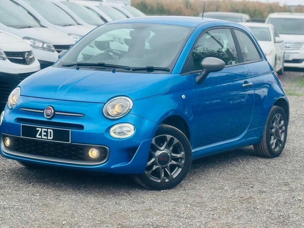 Fiat 500 Hatchback 1.2 S Euro 6 Ss 201666 EJ66BZX Blue #3