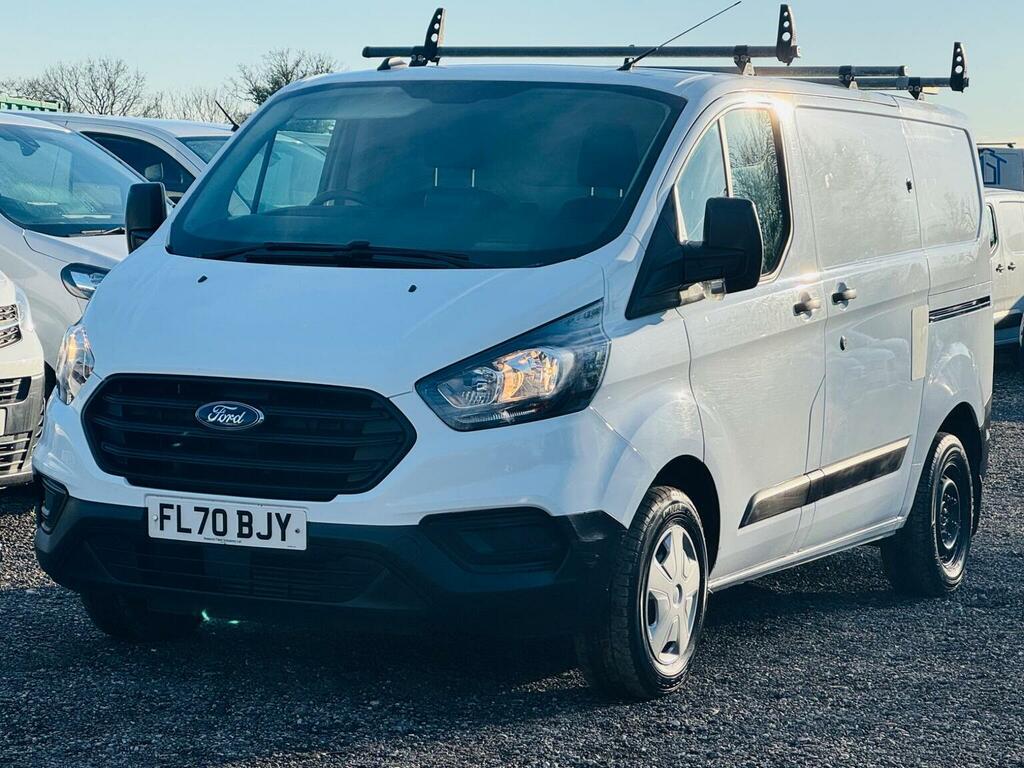 Ford Transit Custom Panel Van 2.0 300 Ecoblue Leader L1 H1 Euro 6 Ss FL70BJY White #2