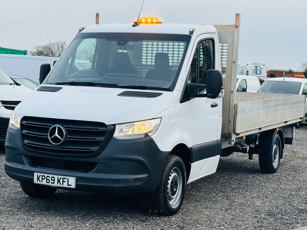 Mercedes-Benz Sprinter Dropside 2.1 316 Cdi Ready To Work Rwd L3 Euro 6 2 KP69KFL White #2