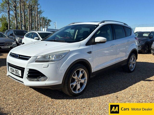 Ford Kuga 2.0 Tdci Titanium X Suv Awd Euro YD14OEL White #3