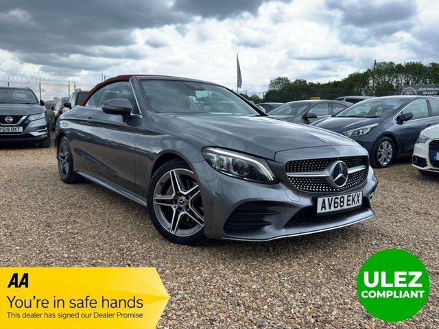 Mercedes-Benz C Class 2.0 C220d Amg Line Premium Cabriolet Grey