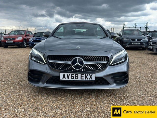 Mercedes-Benz C Class 2.0 C220d Amg Line Premium Cabriolet AV68EKX Grey #2