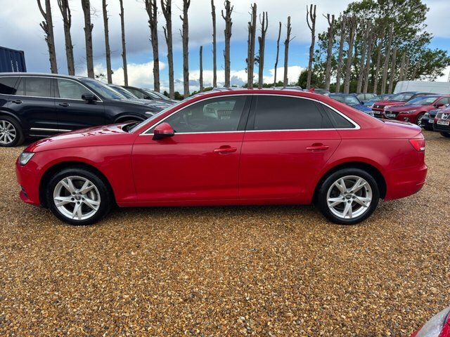 Audi A4 2.0 Tdi Sport Saloon S Tronic Quattro E YT17VLA Red #6