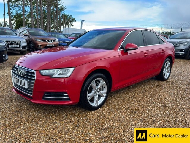 Audi A4 2.0 Tdi Sport Saloon S Tronic Quattro E YT17VLA Red #3