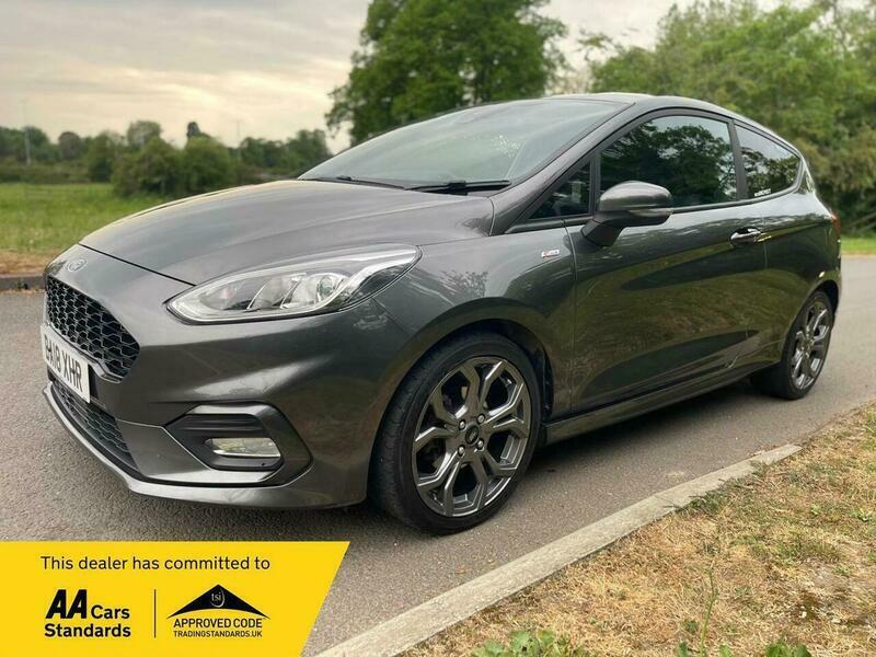 Ford Fiesta 1.0T Ecoboost St-line X Euro 6 Ss BA18XHR Grey #2