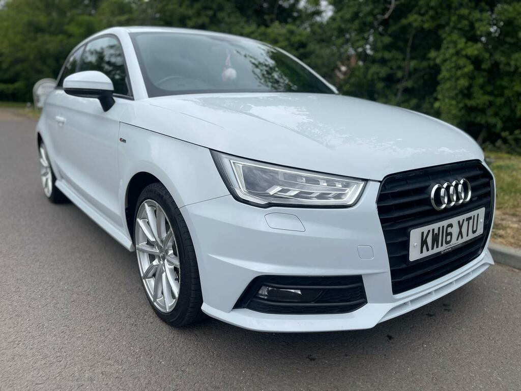 Audi A1 1.6 Tdi S Line S Tronic Euro 6 Ss White #5
