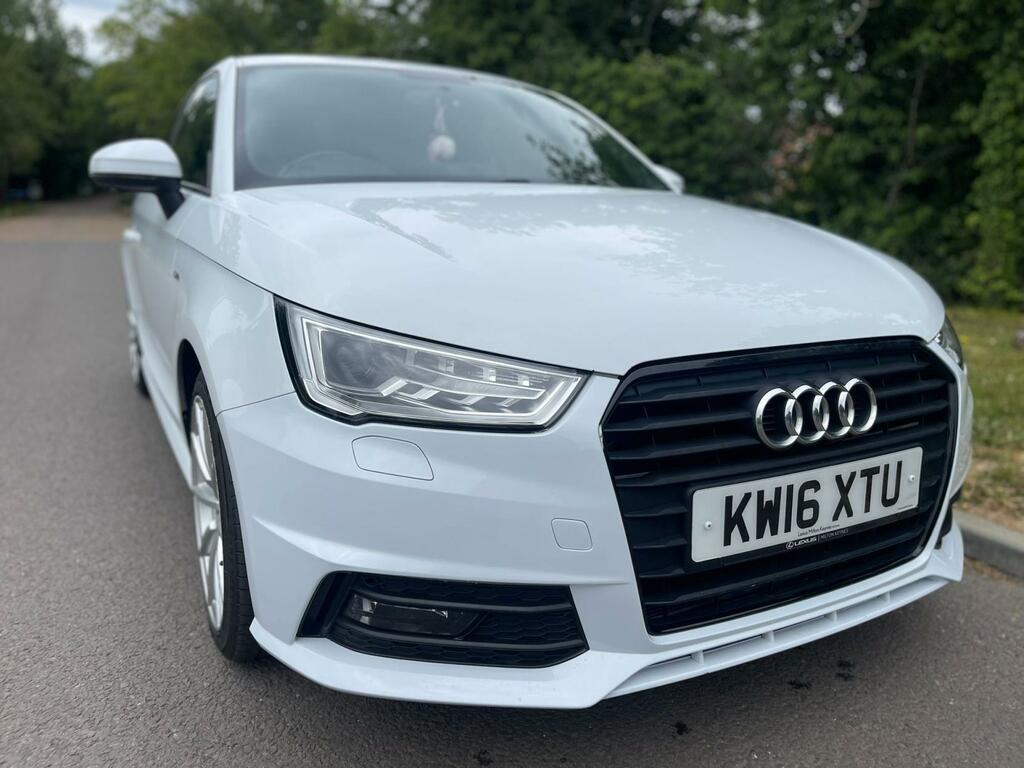 Audi A1 1.6 Tdi S Line S Tronic Euro 6 Ss White #4