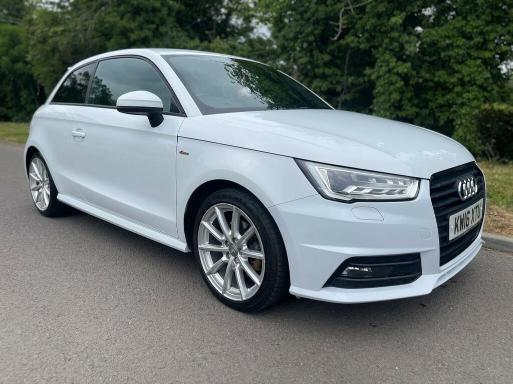 Audi A1 1.6 Tdi S Line S Tronic Euro 6 Ss White #6