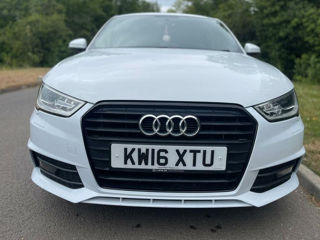 Audi A1 1.6 Tdi S Line S Tronic Euro 6 Ss White #3