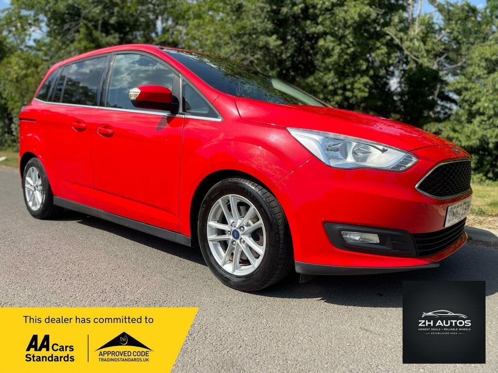 Ford Grand C-Max 1.0T Ecoboost Zetec Euro 6 Ss Nav Red
