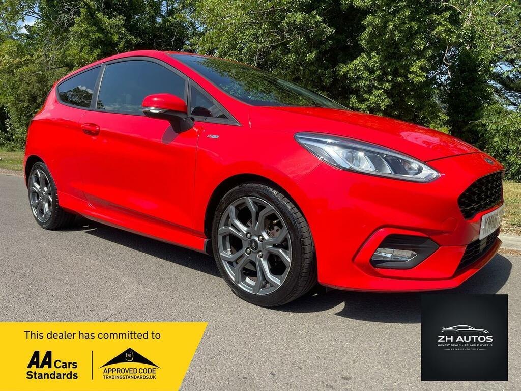 Ford Fiesta 1.0T Ecoboost St-line Euro 6 Ss Red