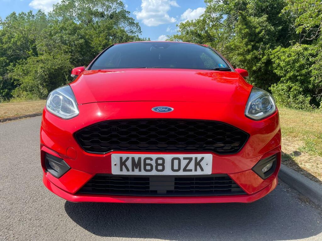 Ford Fiesta 1.0T Ecoboost St-line Euro 6 Ss KM68OZK Red #3