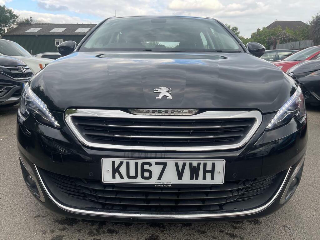 Peugeot 308 SW 1.2 Puretech Allure Eat Euro 6 S S KU67VWH Black #3