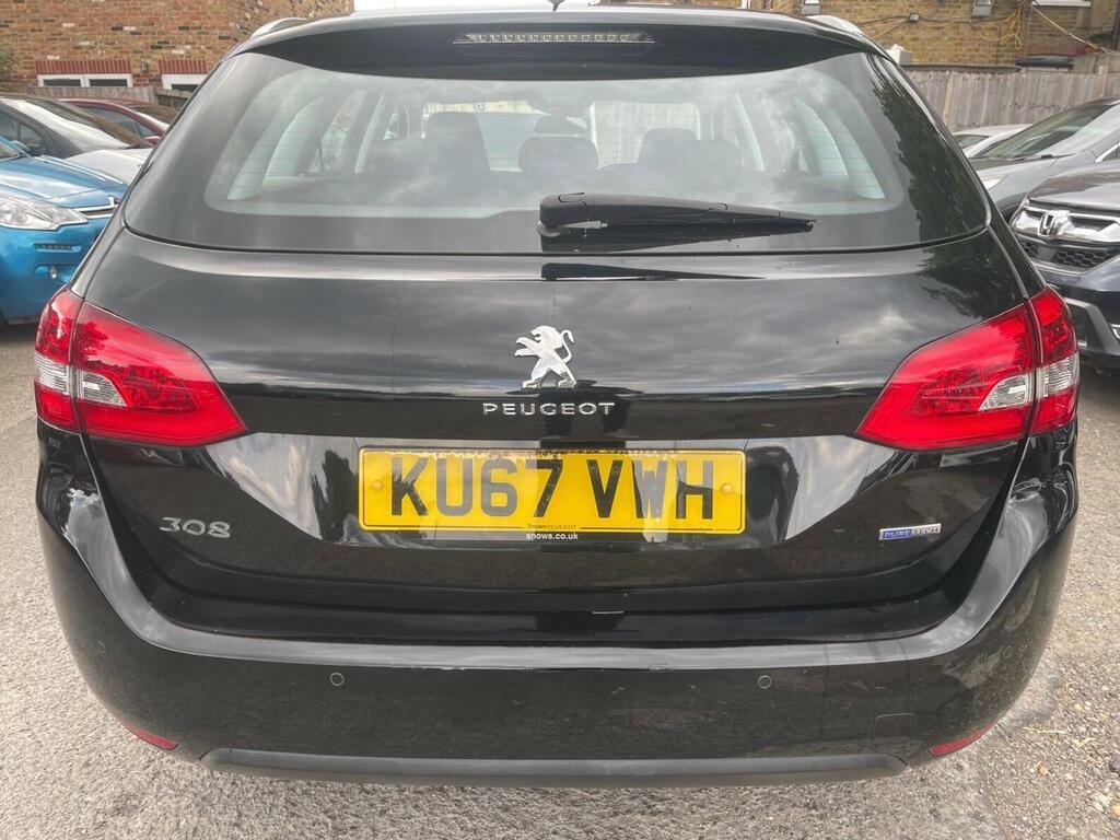Peugeot 308 SW 1.2 Puretech Allure Eat Euro 6 S S KU67VWH Black #6