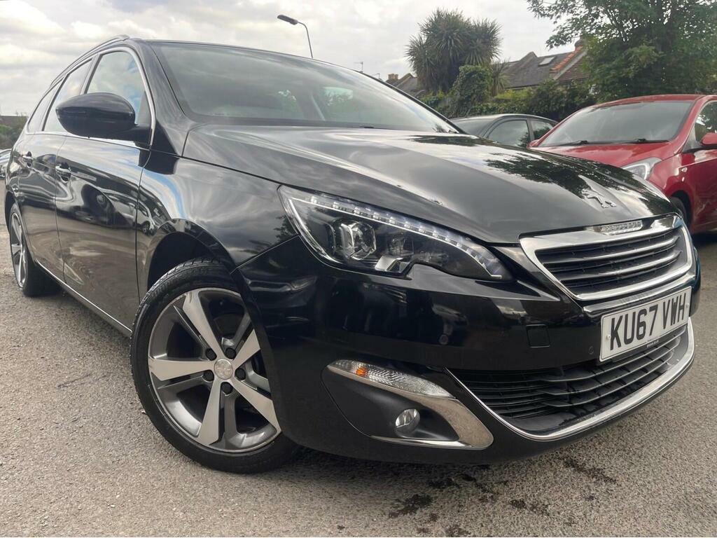 Peugeot 308 SW 1.2 Puretech Allure Eat Euro 6 S S KU67VWH Black #4