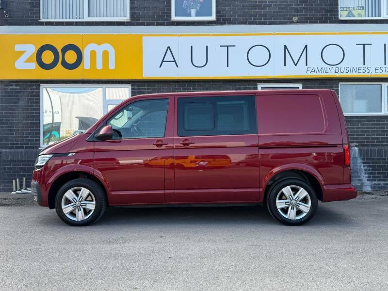 Volkswagen Transporter 2.0 Tdi 150 Highline Kombi Van Dsg - 2021 21 GJ21NFL Red #4