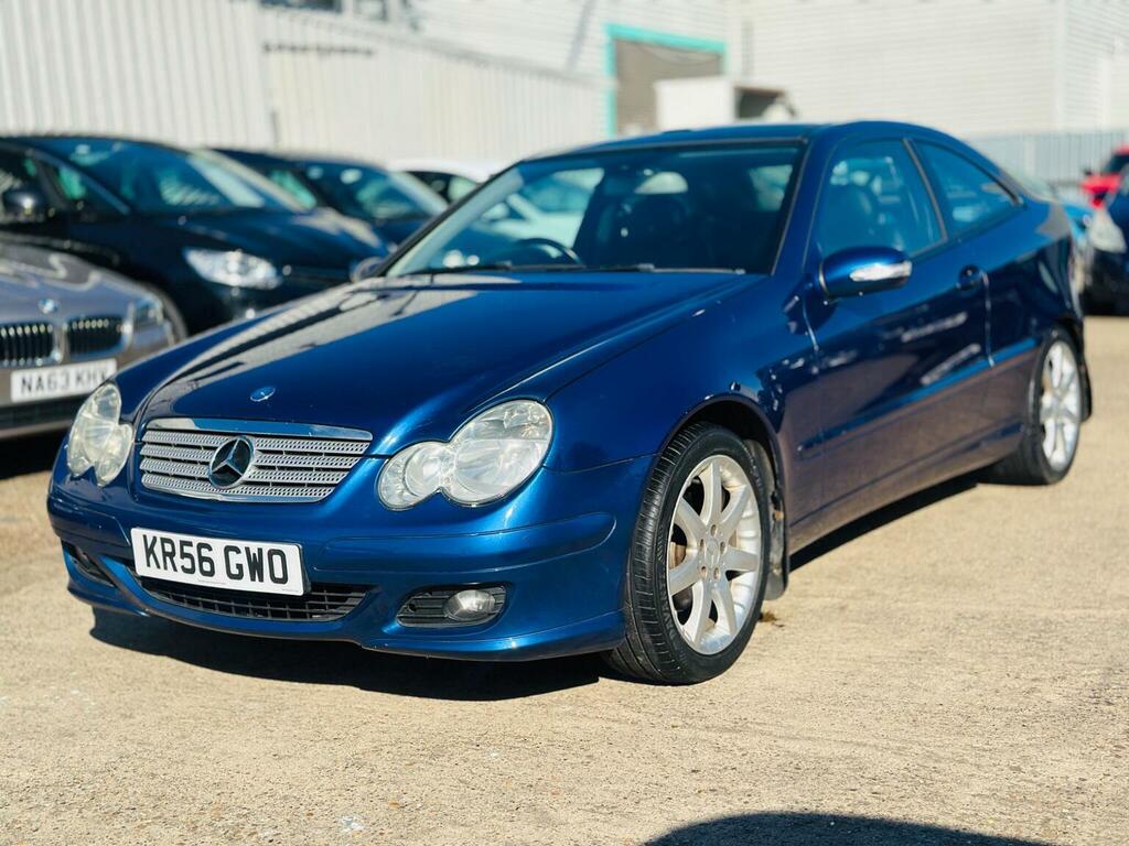 Mercedes-Benz C Class Coupe 2.1 C220 Cdi Se 200656 Blue #2