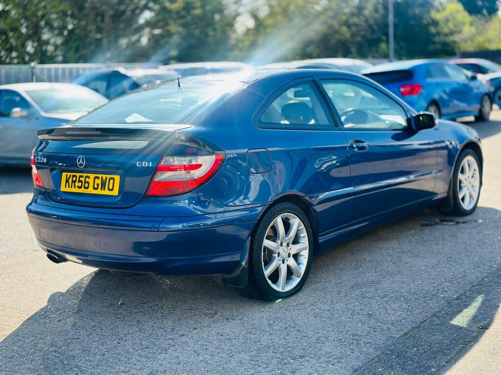Mercedes-Benz C Class Coupe 2.1 C220 Cdi Se 200656 Blue #4