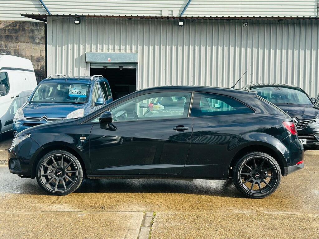 Seat Ibiza Hatchback 1.6 Tdi Cr Sportrider Sport Coupe Euro 5 Black #6