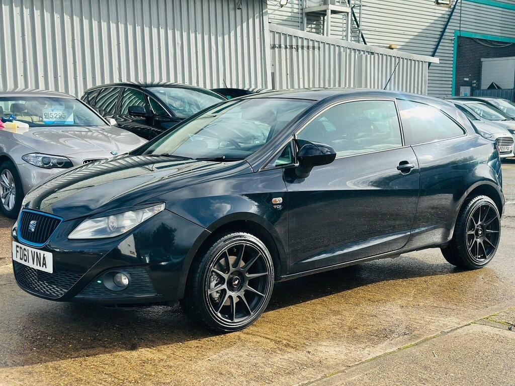 Seat Ibiza Hatchback 1.6 Tdi Cr Sportrider Sport Coupe Euro 5 Black #4
