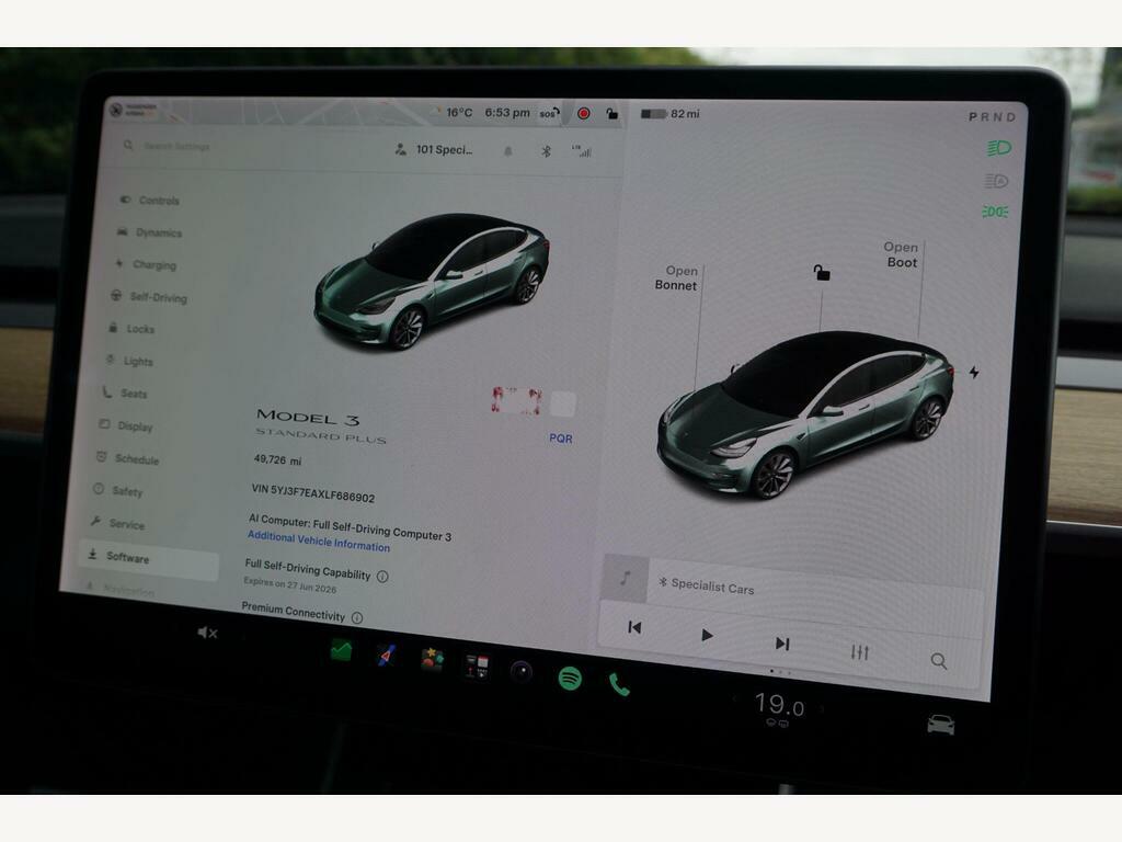 Tesla Model 3 Dual Motor Long Rane 4Wde Vq Black #40