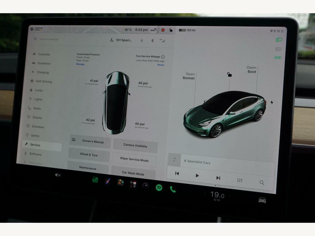 Tesla Model 3 Dual Motor Long Rane 4Wde Vq Black #39