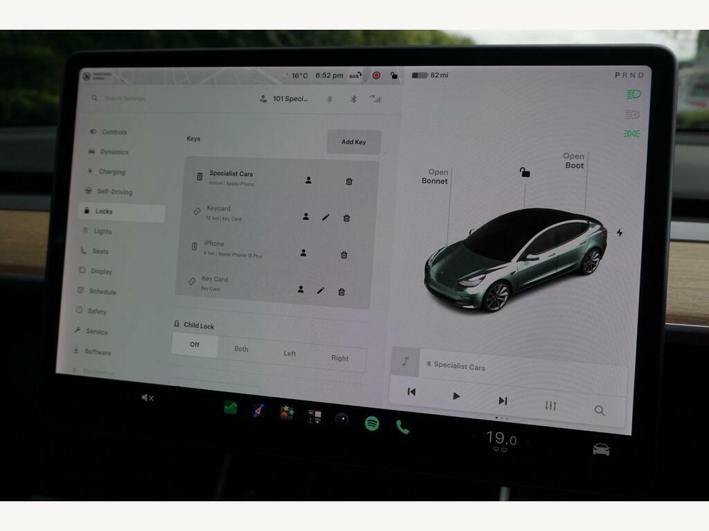 Tesla Model 3 Dual Motor Long Rane 4Wde Vq Black #33