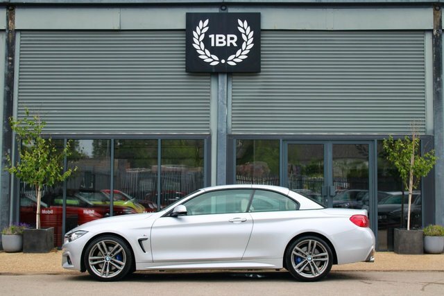 BMW 4 Series Convertible 2.0 420I Gpf M Sport Convertible P CT19EVD Silver #3