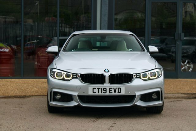 BMW 4 Series Convertible 2.0 420I Gpf M Sport Convertible P CT19EVD Silver #4