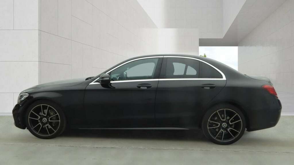 Mercedes-Benz C Class 1.5 C200 Mhev Eq Boost Amg Line Saloon SN19NAU Black #2