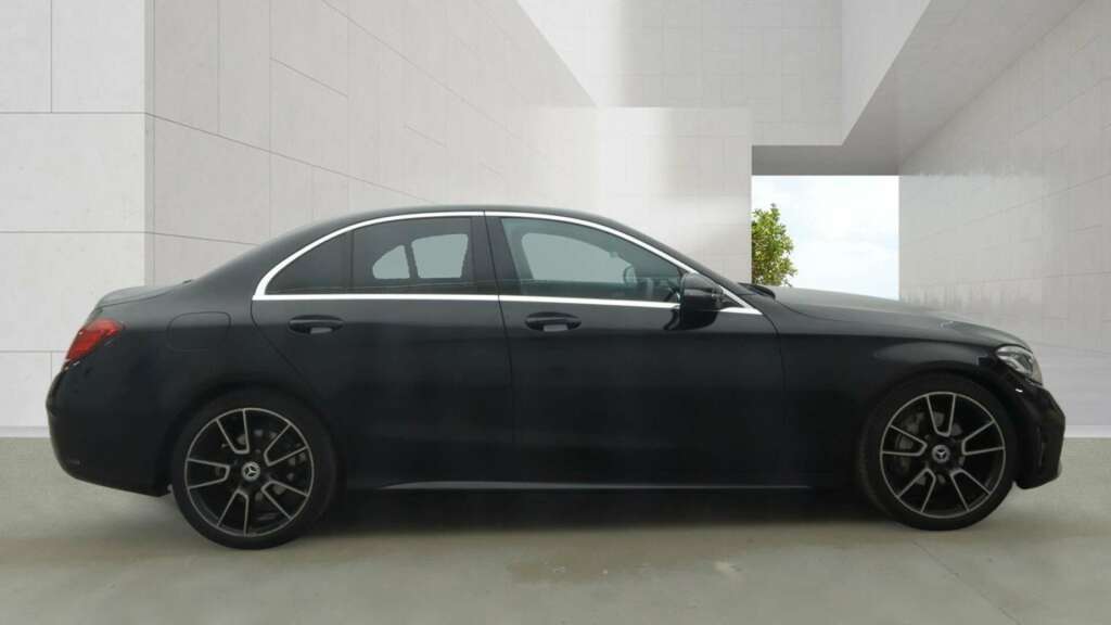 Mercedes-Benz C Class 1.5 C200 Mhev Eq Boost Amg Line Saloon SN19NAU Black #6