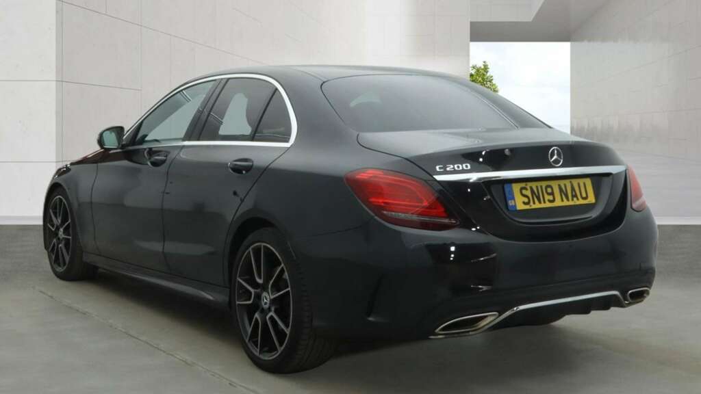 Mercedes-Benz C Class 1.5 C200 Mhev Eq Boost Amg Line Saloon SN19NAU Black #3