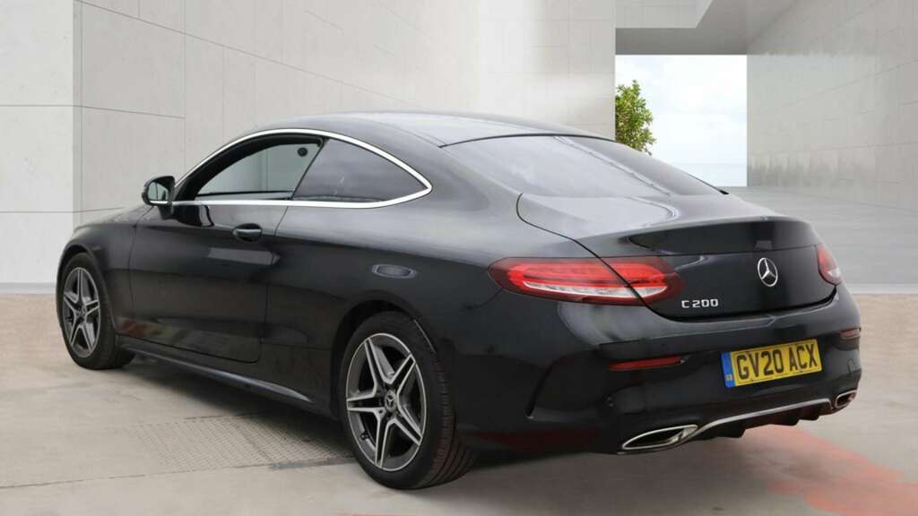 Mercedes-Benz C Class 1.5 C200 Mhev Amg Line Coupe G-tronic Black #2