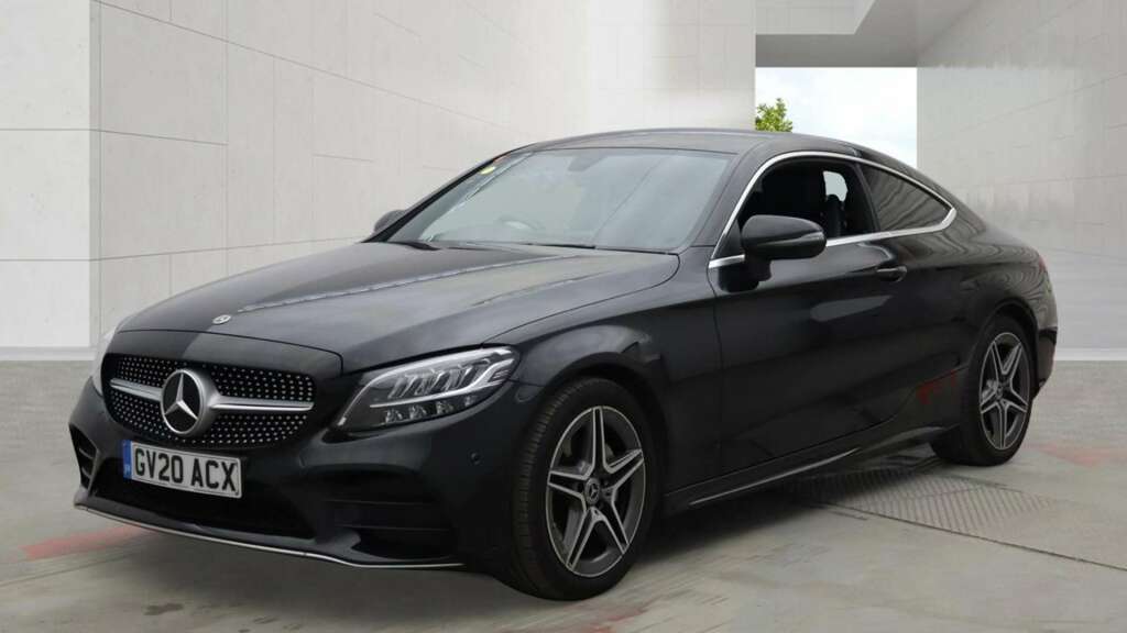 Mercedes-Benz C Class 1.5 C200 Mhev Amg Line Coupe G-tronic Black
