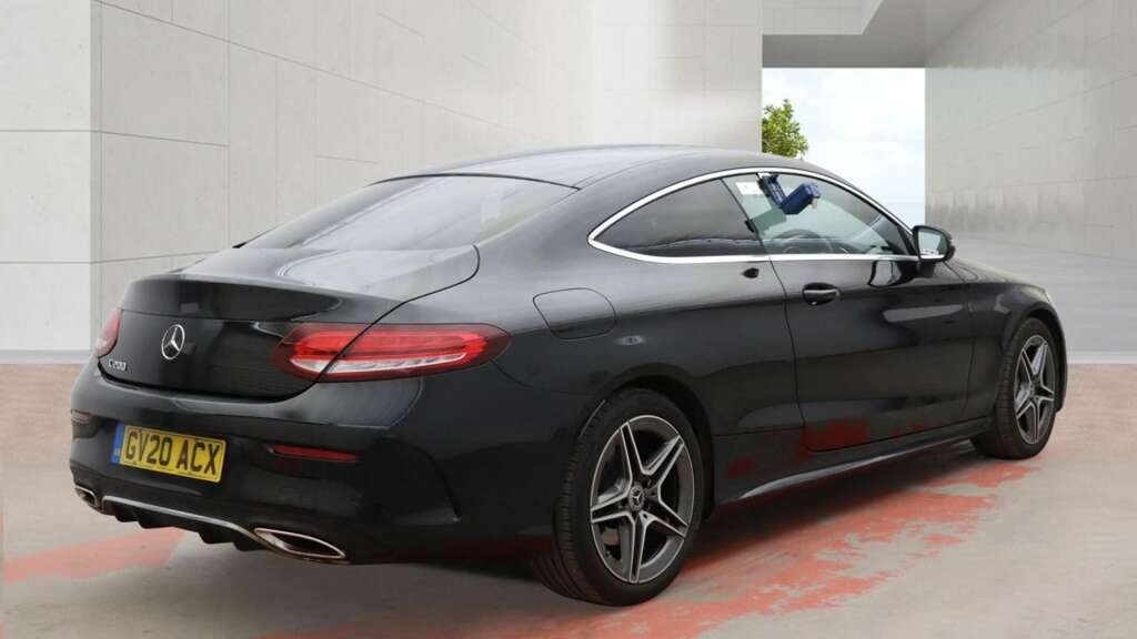 Mercedes-Benz C Class 1.5 C200 Mhev Amg Line Coupe G-tronic Black #3