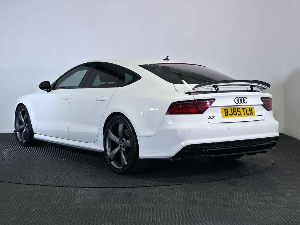 Audi A7 3.0 Tdi V6 Black Edition Sportback S Tr White #4