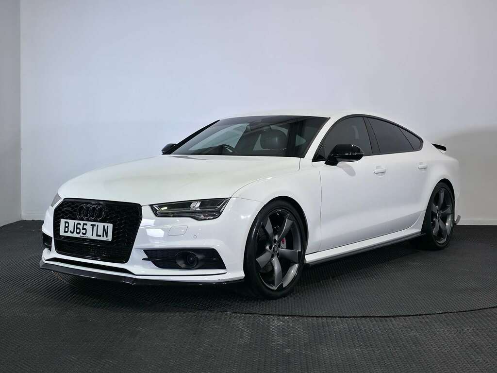Audi A7 3.0 Tdi V6 Black Edition Sportback S Tr White #2