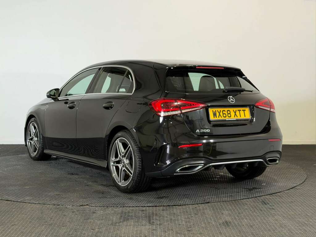 Mercedes-Benz A Class 1.3 A200 Amg Line Hatchback 7G-dct Euro WX68XTT Black #4