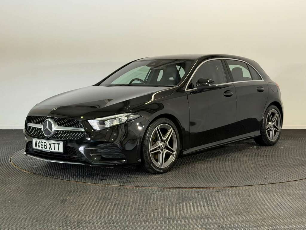 Mercedes-Benz A Class 1.3 A200 Amg Line Hatchback 7G-dct Euro WX68XTT Black #2