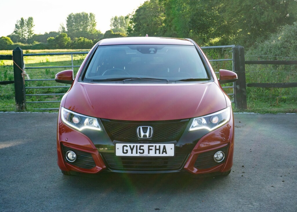 Honda Civic 1.8 I-vtec Se Plus 2015 Red #5