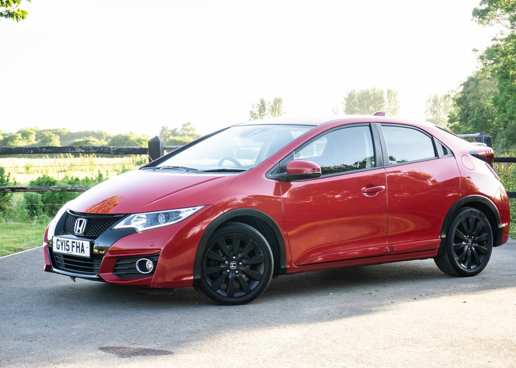 Honda Civic 1.8 I-vtec Se Plus 2015 Red #4