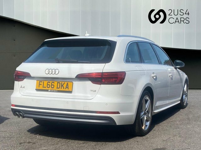 Audi A4 Avant 2.0 Tdi Ultra S Line Estate Euro FL66DKA White #3